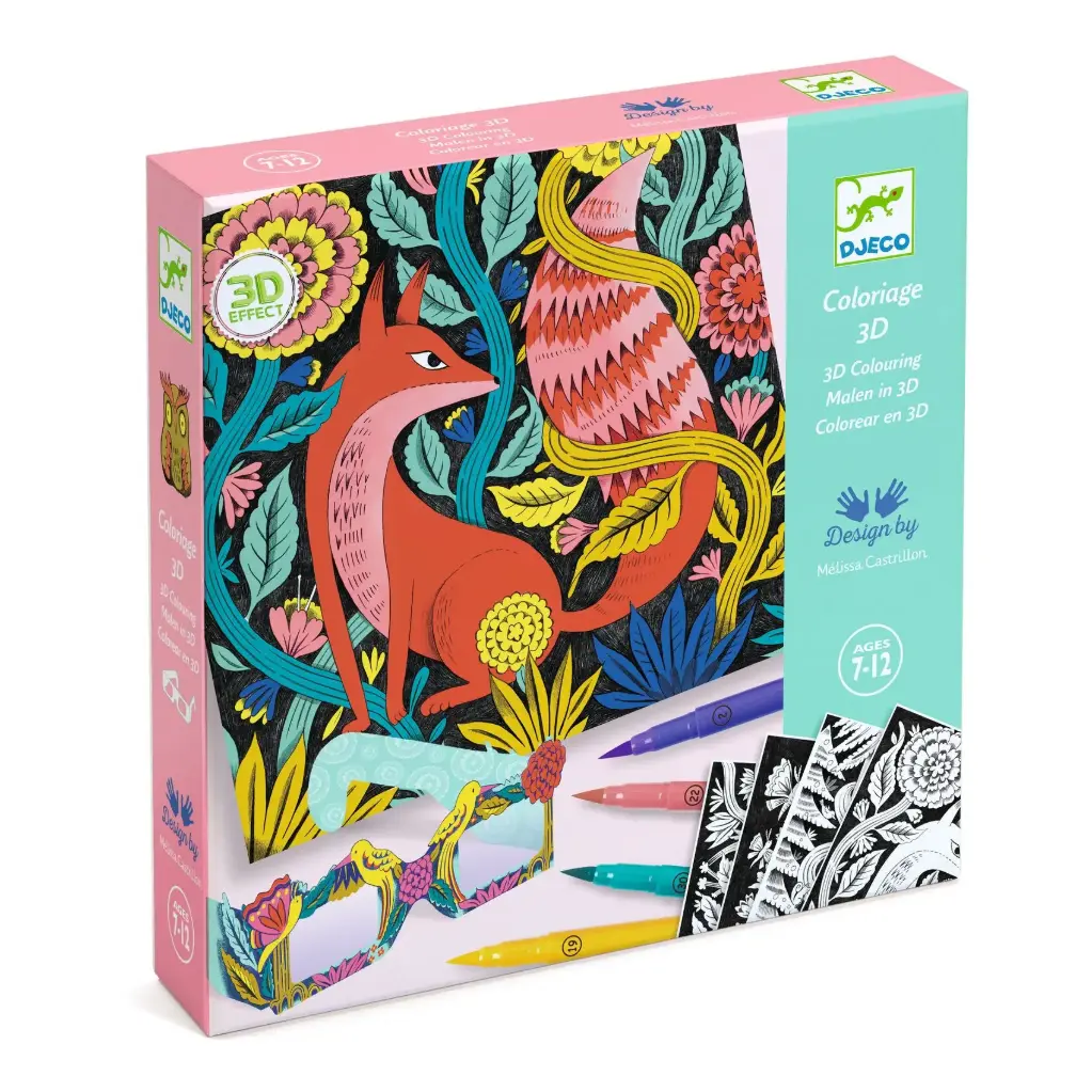 [DJ08652] Coloriage 3D - Foret fantastique