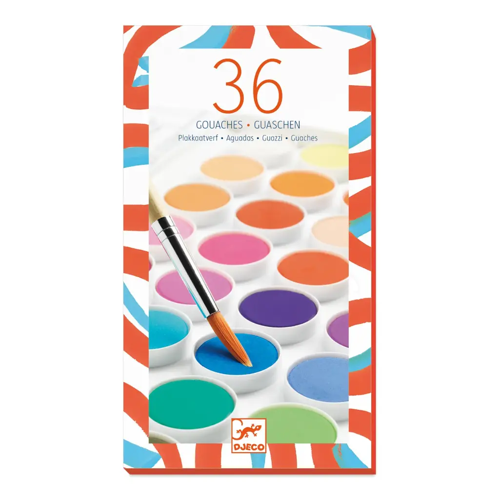 [DJ08873] 36 couleurs gouache
