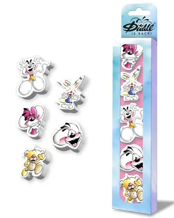 Diddl - Set gommes 3D