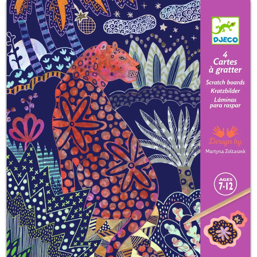 Cartes à gratter - Nature luxuriante