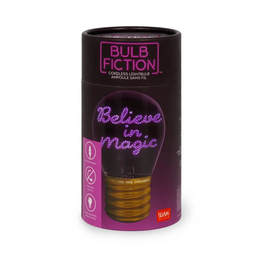 [CMB0017] Legami Bulb Fiction - Believe in magic