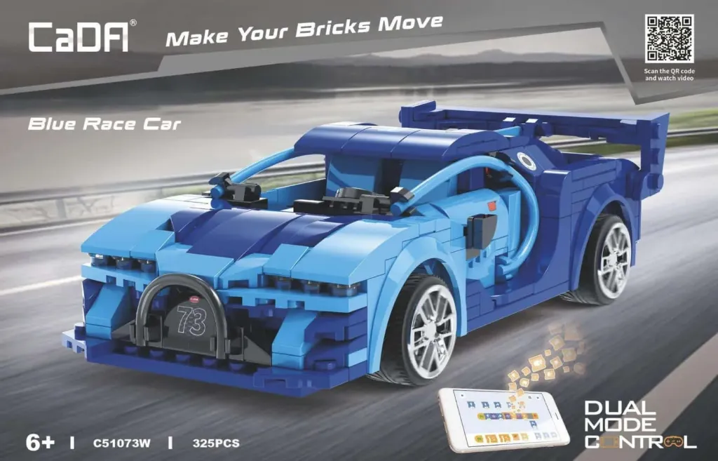 [C05173W] Cada - Blue Race Car