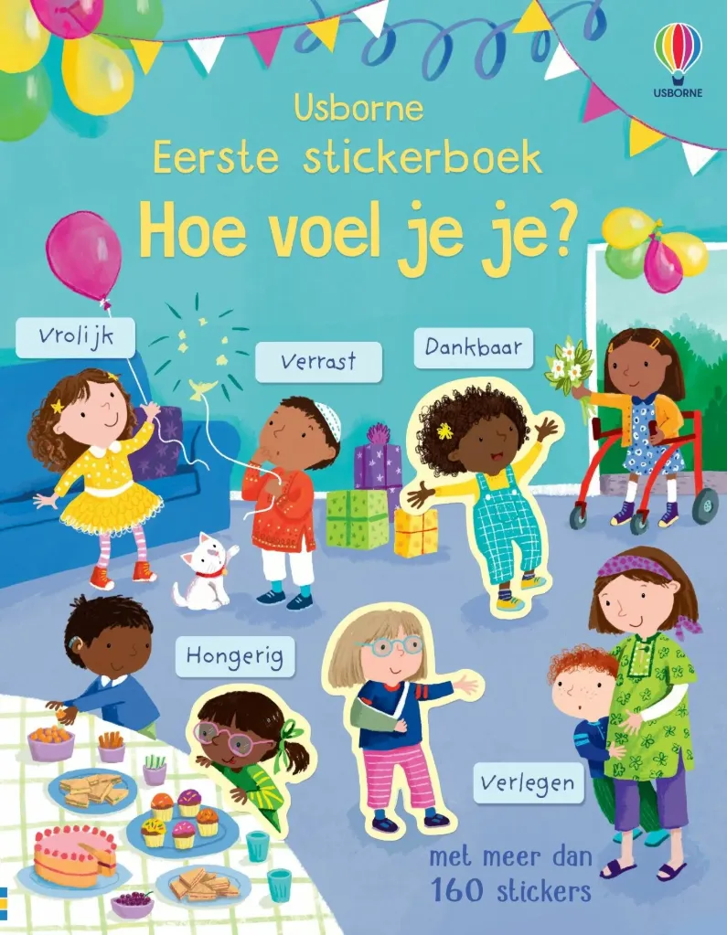 Eerste stickerboek - Hoe voel je je?