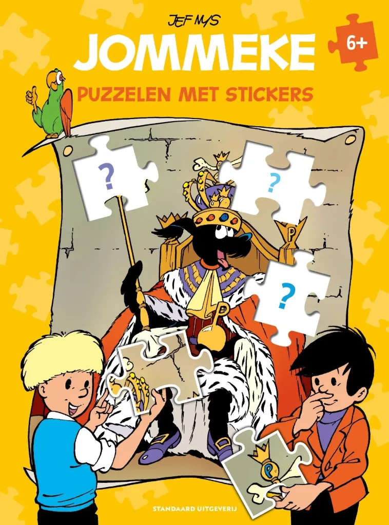 Jommeke - Puzzelen met stickers