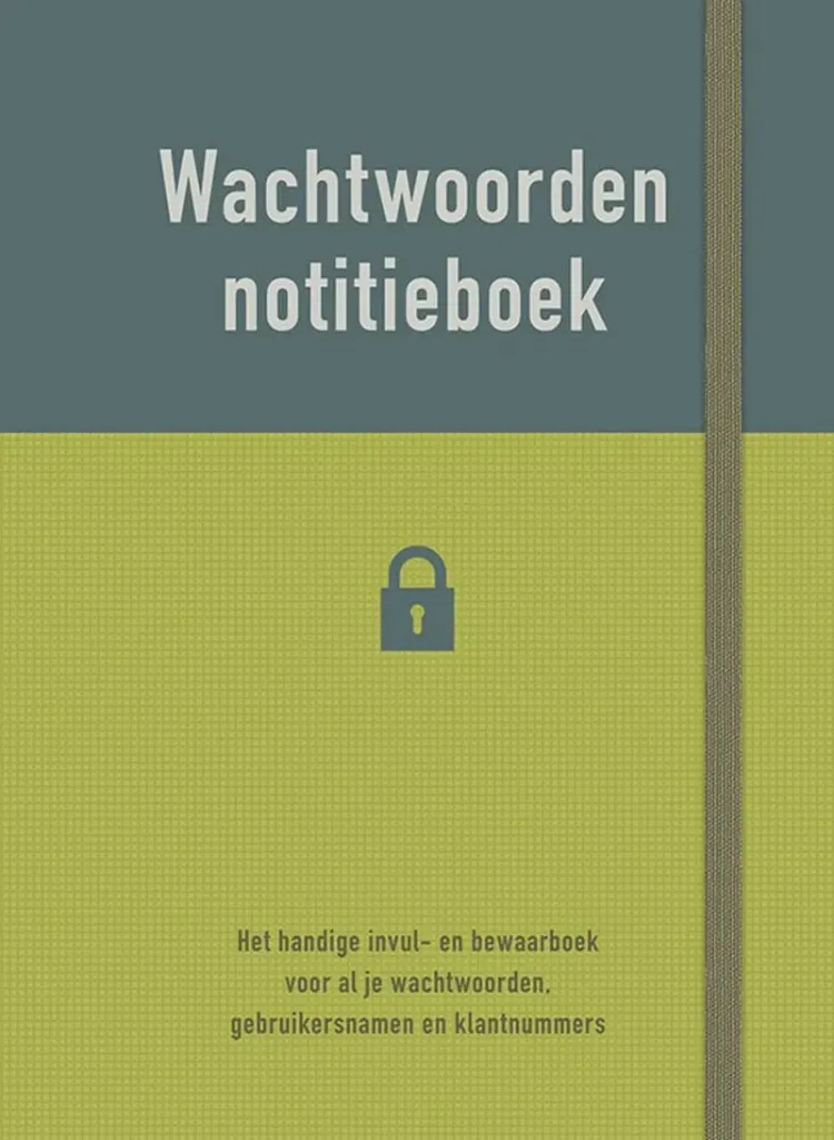 Wachtwoorden notitieboek