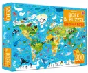 Boek & Puzzel - Dieren van de wereld 200 stuks