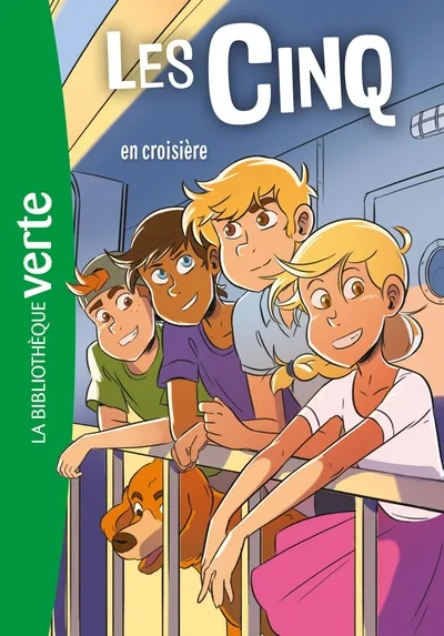 La Bibliothèque Verte - Les Cinq T37: Les Cinq en croisière 8+