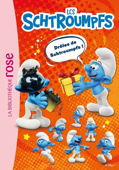 La Bibliothèque Rose - Les Schtroumpfs T02: Drôles de Schtroumpfs! 6+
