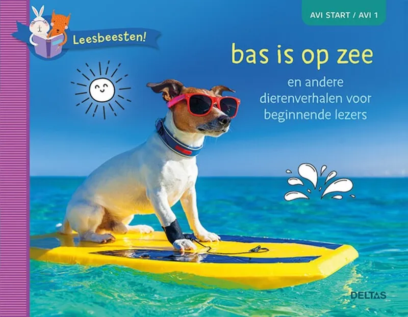 Bas is op zee en andere dierenverhalen voor beginnende lezers