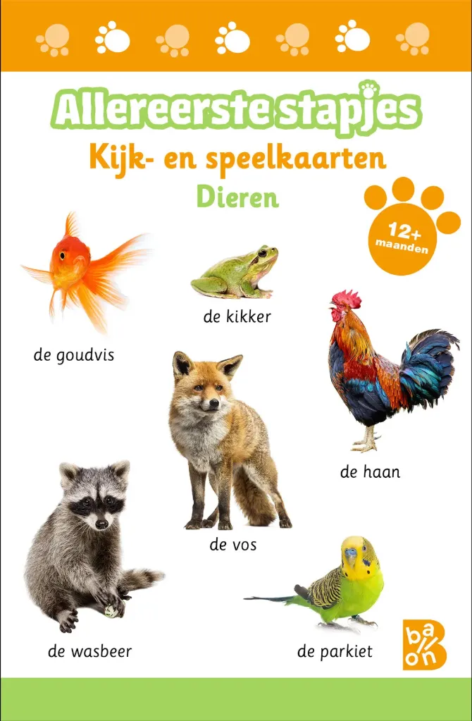 Allereerste stapjes - Kijk- en speelkaarten: Dieren