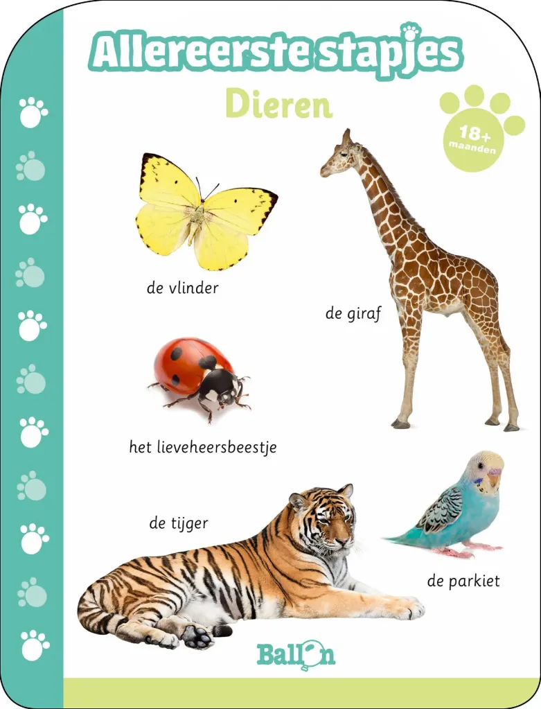 Allereerste stapje - Dieren