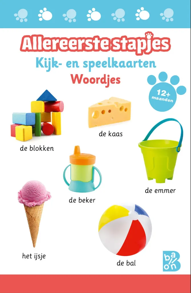 Allereerste stapjes - Kijk- en speelkaarten: Woordjes