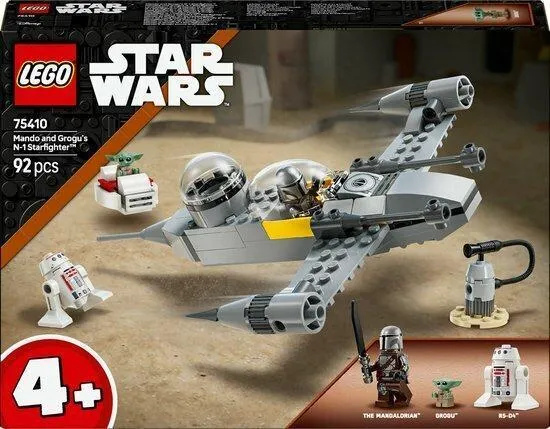 [75410] Lego Star Wars - Mando en Grogu's N-1 Starfighter™