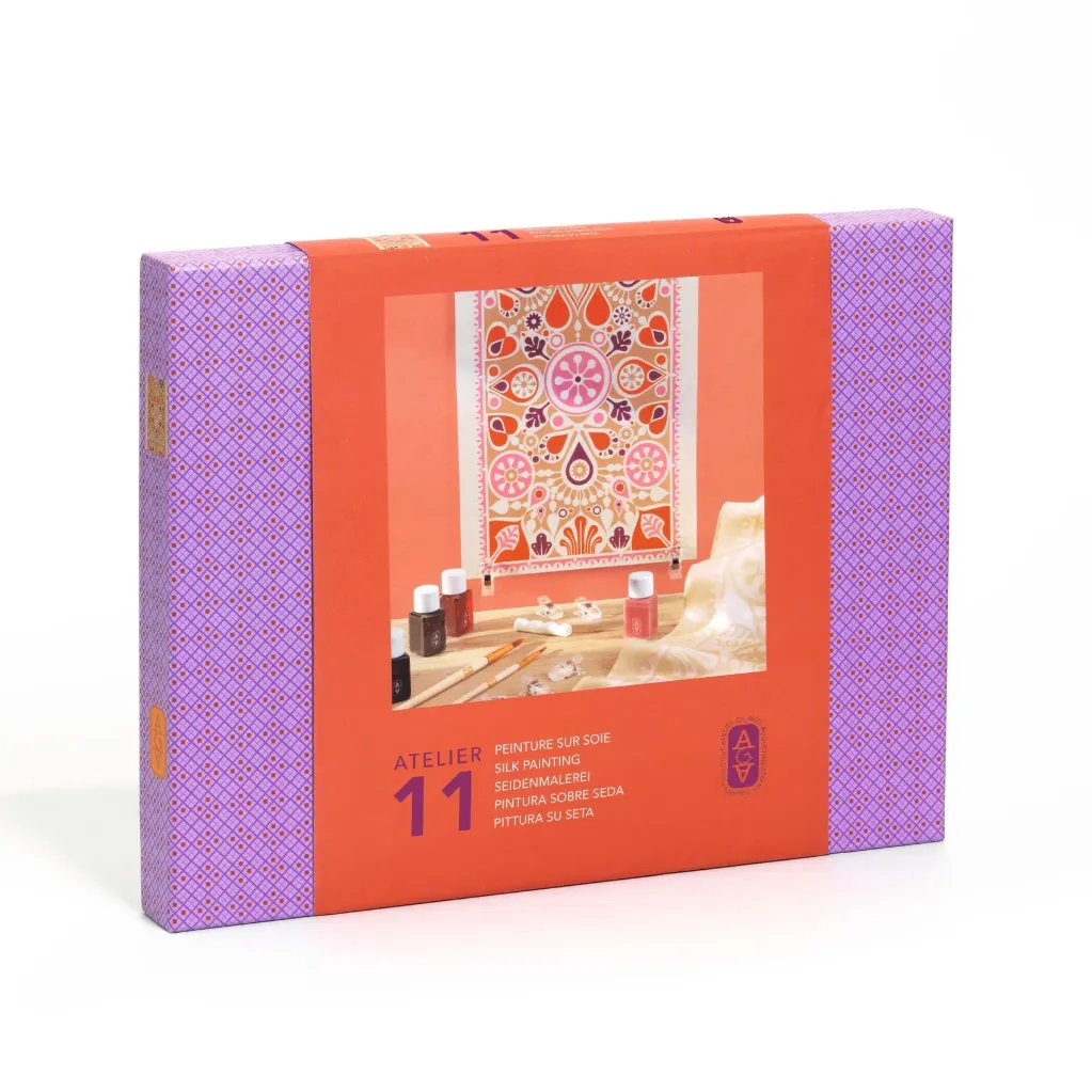 [GA10011] Atelier 11 - Peinture sur soie 15+