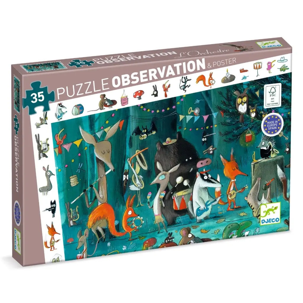 Puzzle Obeservation - L'orchestre 3+