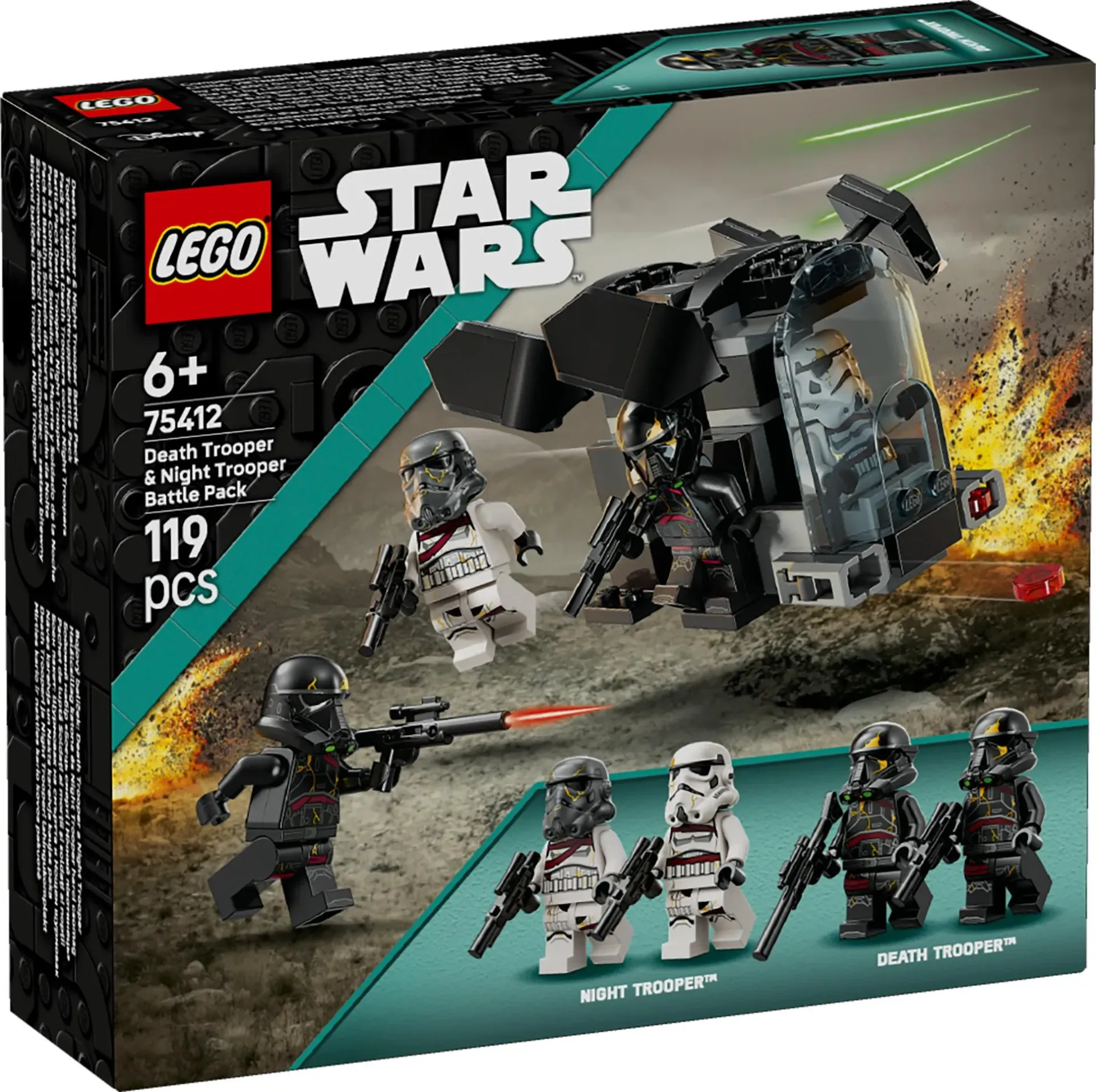 [75412] Lego Star Wars - Death Trooper en Night Trooper Battle Pack