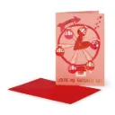 Legami Greeting Card - Love wheel