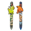 Dino World - Gelpen met 6 kleuren assortiment