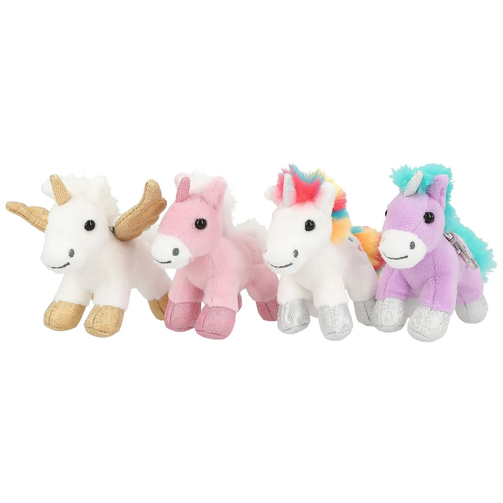 Ylvi - Eenhoorn knuffelsleutelhanger assortiment