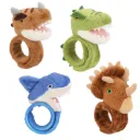 Dino World - Peluche bracelet pliable à clip assortiment