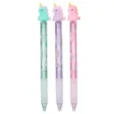 Ylvi - Stylo gel effaçable avec licorne assortiment