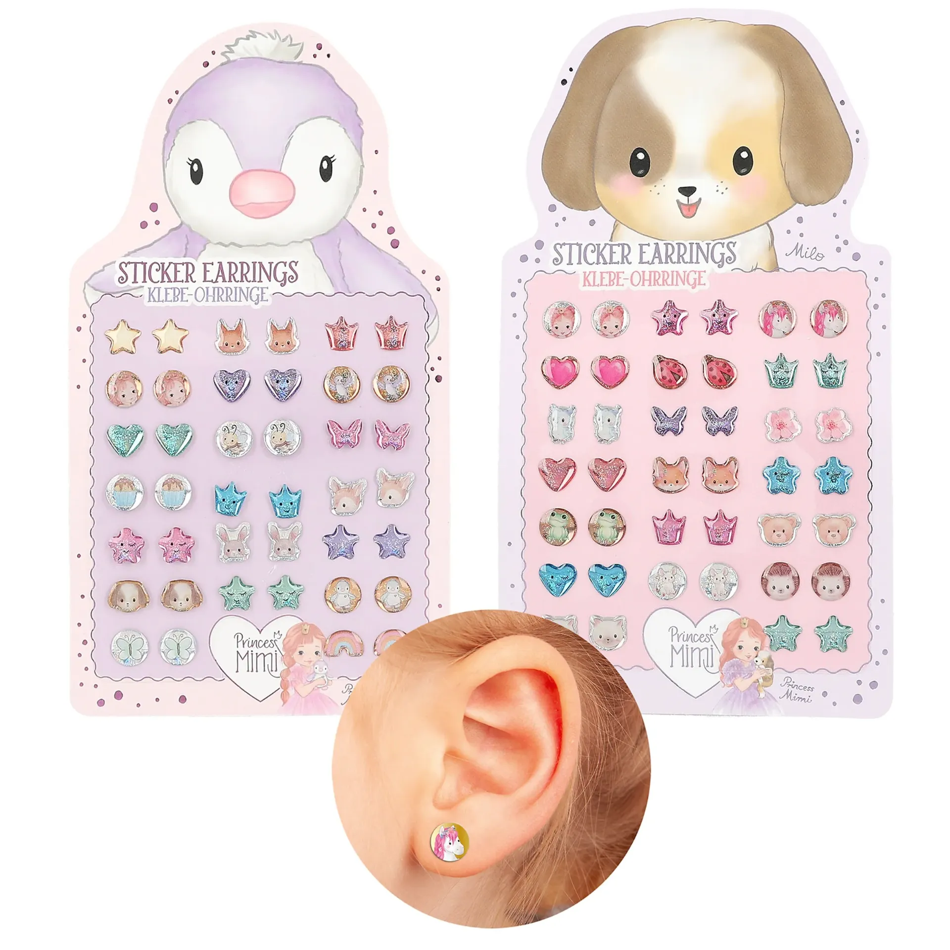 Princess Mimi -Sticker oorbellen assortiment