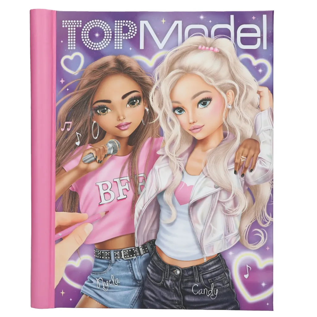 [13722] TOPModel - Kleurboek met LED en geluid My BFF