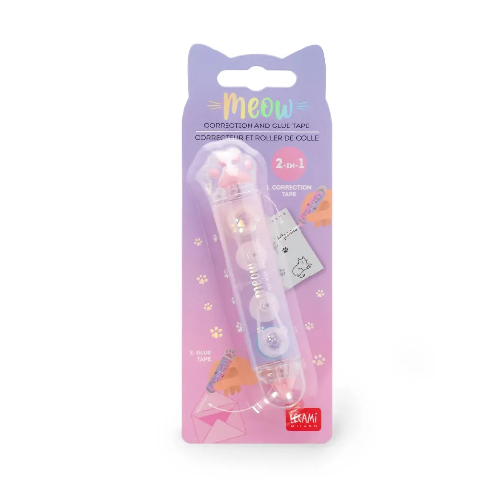 Legami Meow - Correction and glue tape