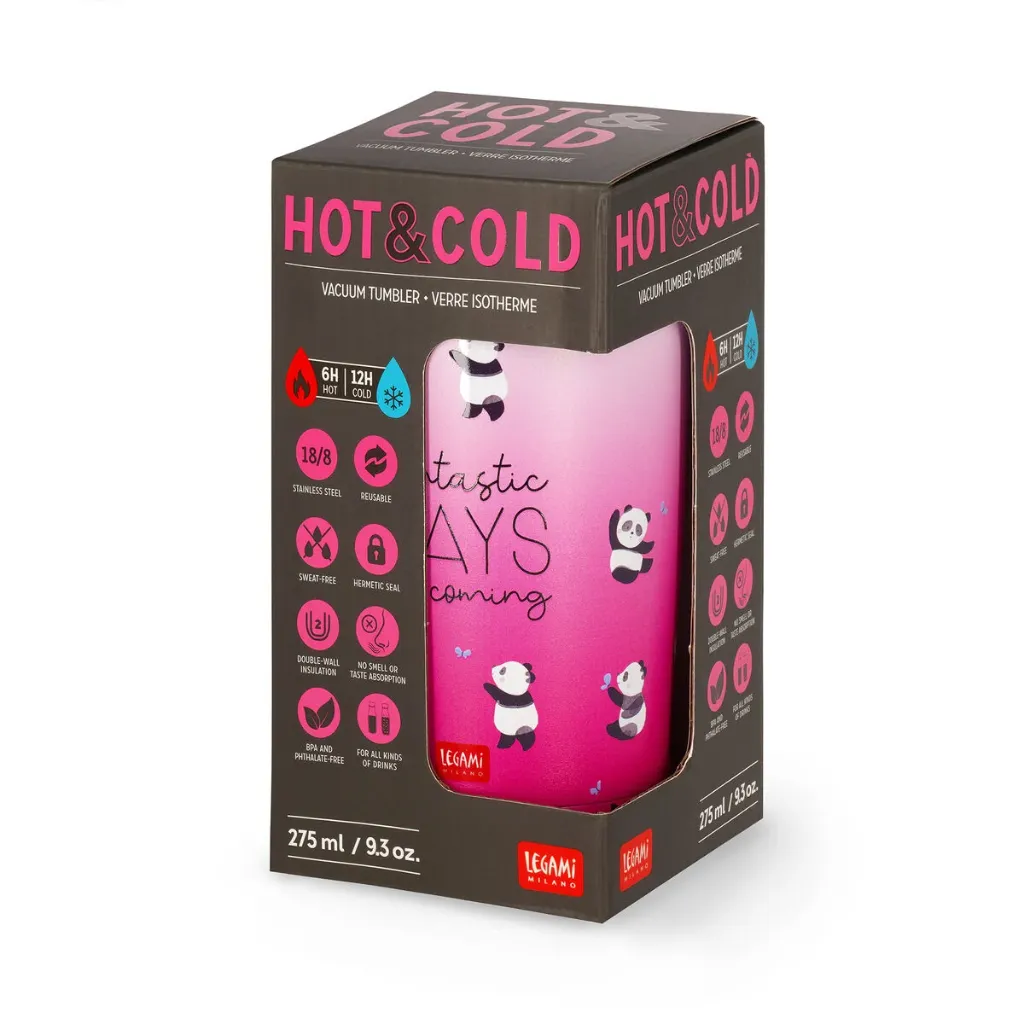 [NTUM0004] Legami Hot & Cold - Verre Isotherme Panda