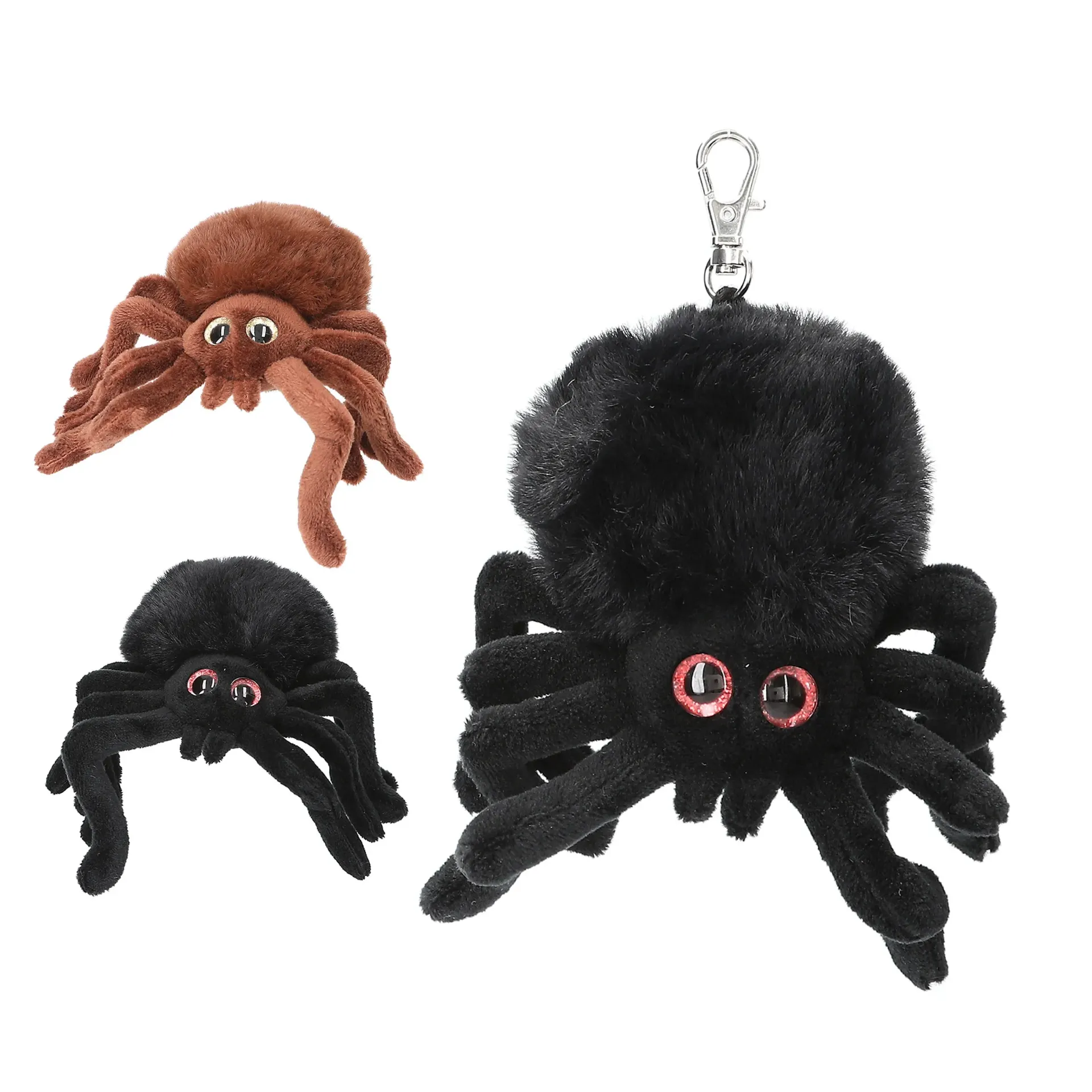 Adventure World - Pendentif araignée en peluche
