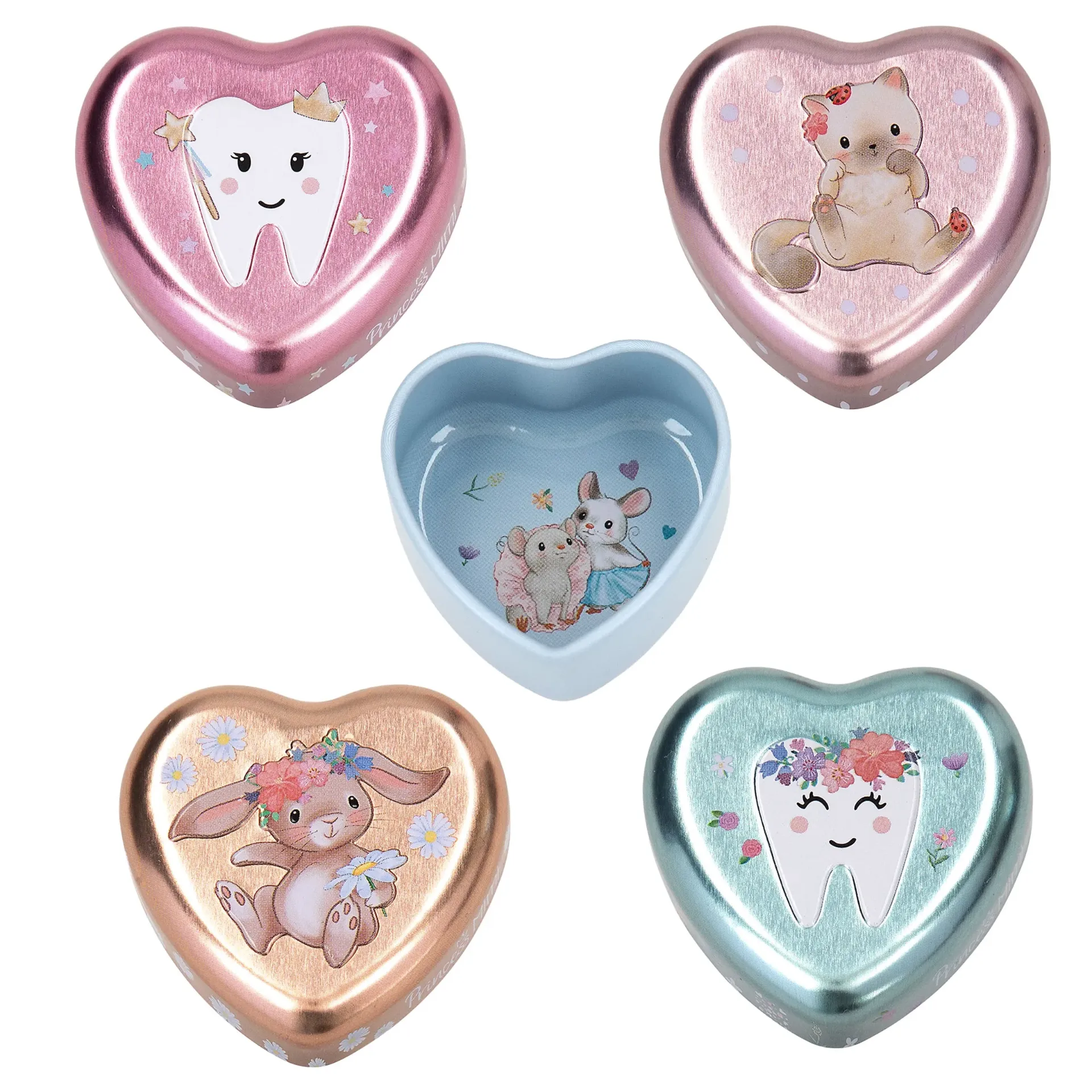 Princess Mimi - Blikken tandendoosje assortiment