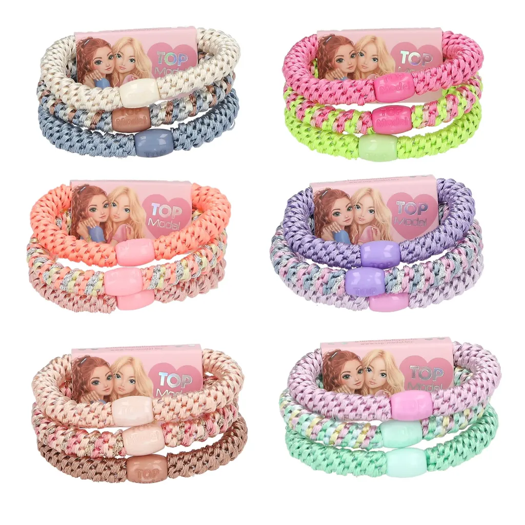 [14081] TOPModel - Kits d'élastiques à cheveux assortiment