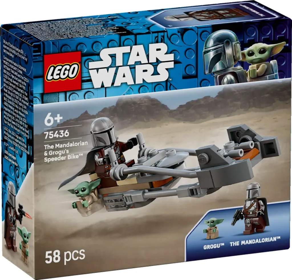 Lego Star Wars - De Mandalorian en Grogu's speederbike