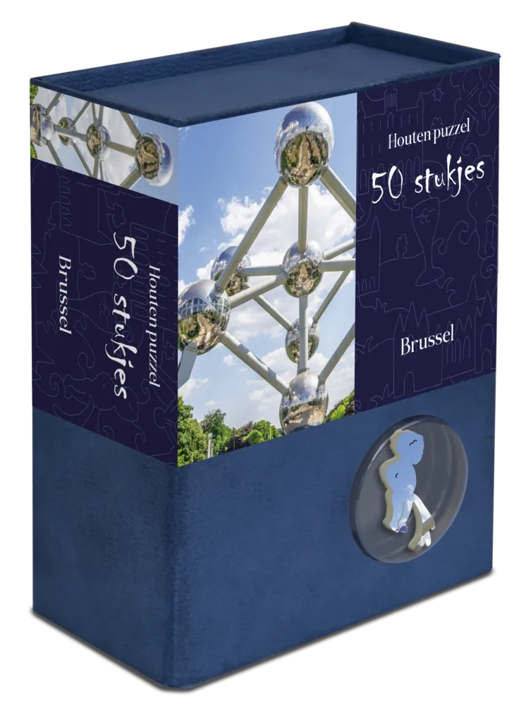 Houten puzzel - Brussel 50st