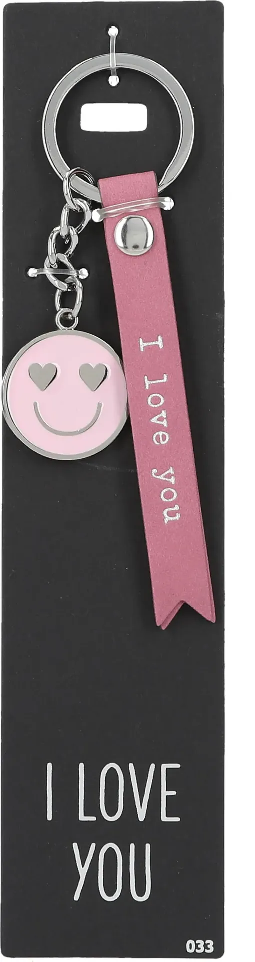 Sleutelhanger Don't forget me 33: I love you