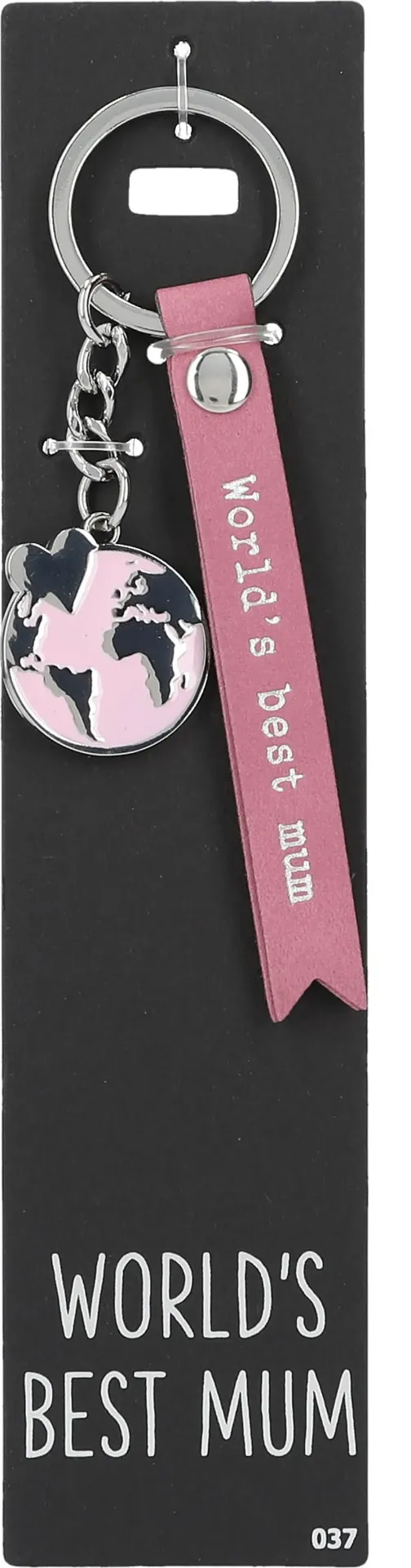 [4411807 37] Sleutelhanger Don't forget me 37: Worlds Best Mum