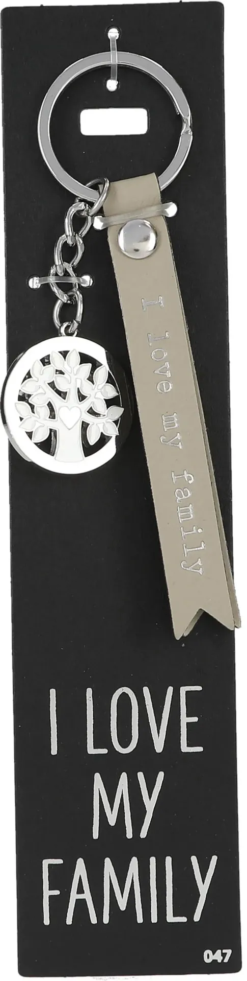 [4411807 47] Sleutelhanger Don't forget me 47: I love my family