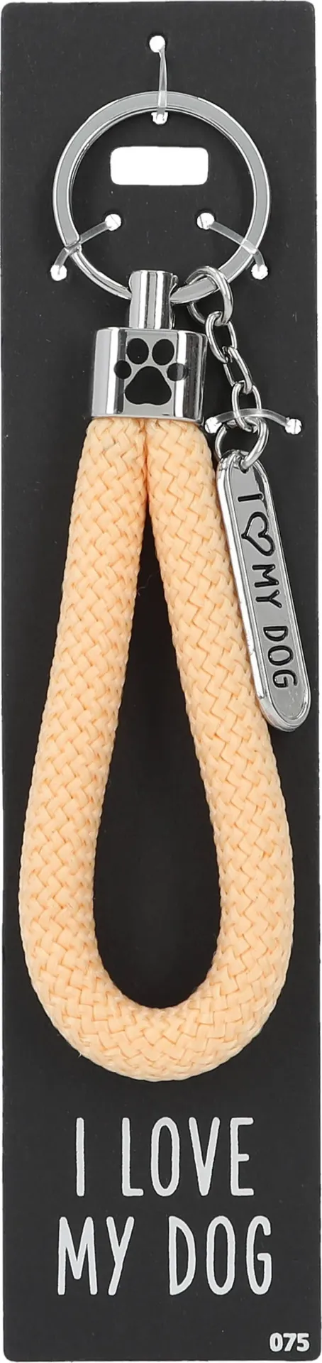 Sleutelhanger Don't forget me 75: I ♥ my dog