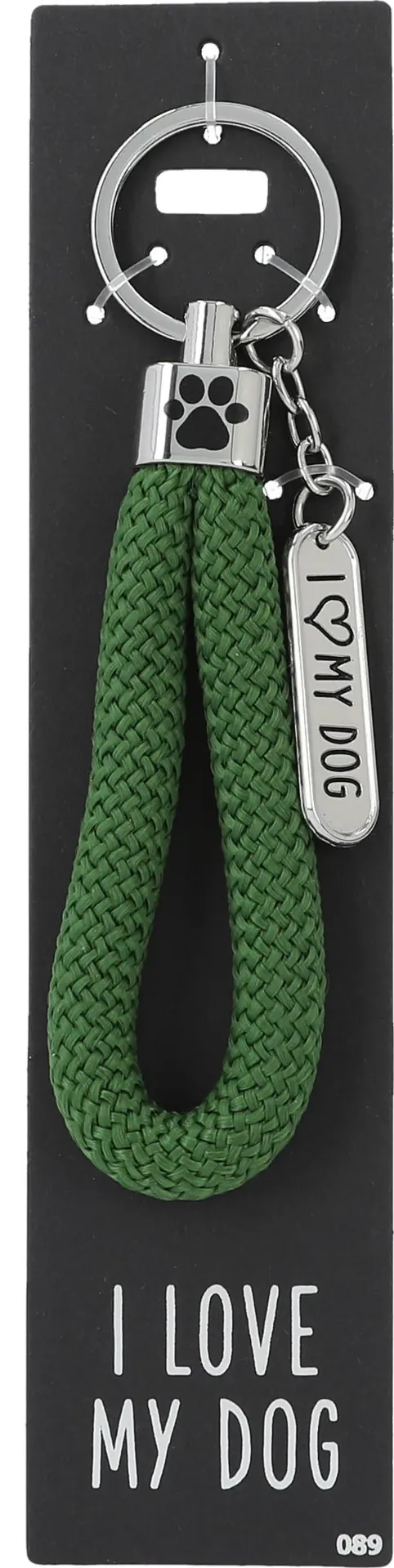 [4411807 89] Porte-Clés Don't forget me 89: I ♥ my dog