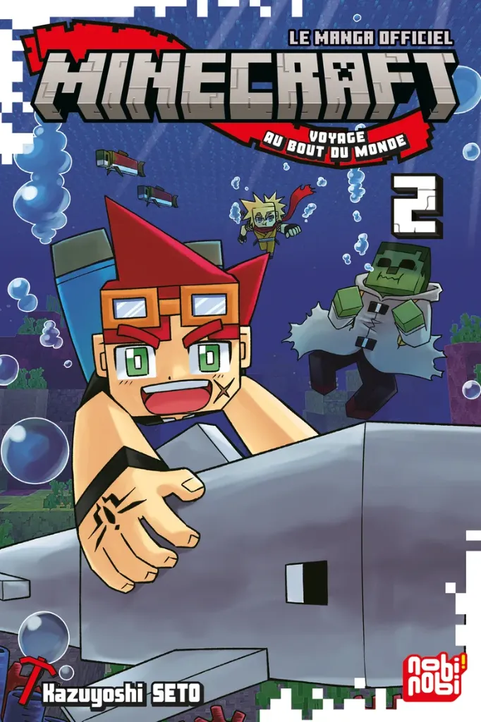 Minecraft, Le Manga Officiel - Voyage au bout du monde  T02