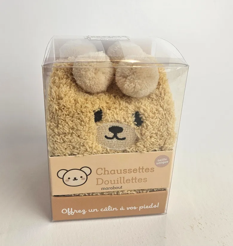 Chaussettes Douillettes - Ours Miel