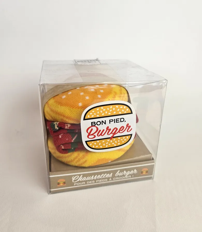 Frenchy Burger - Chaussettes pour des pieds à croquer!