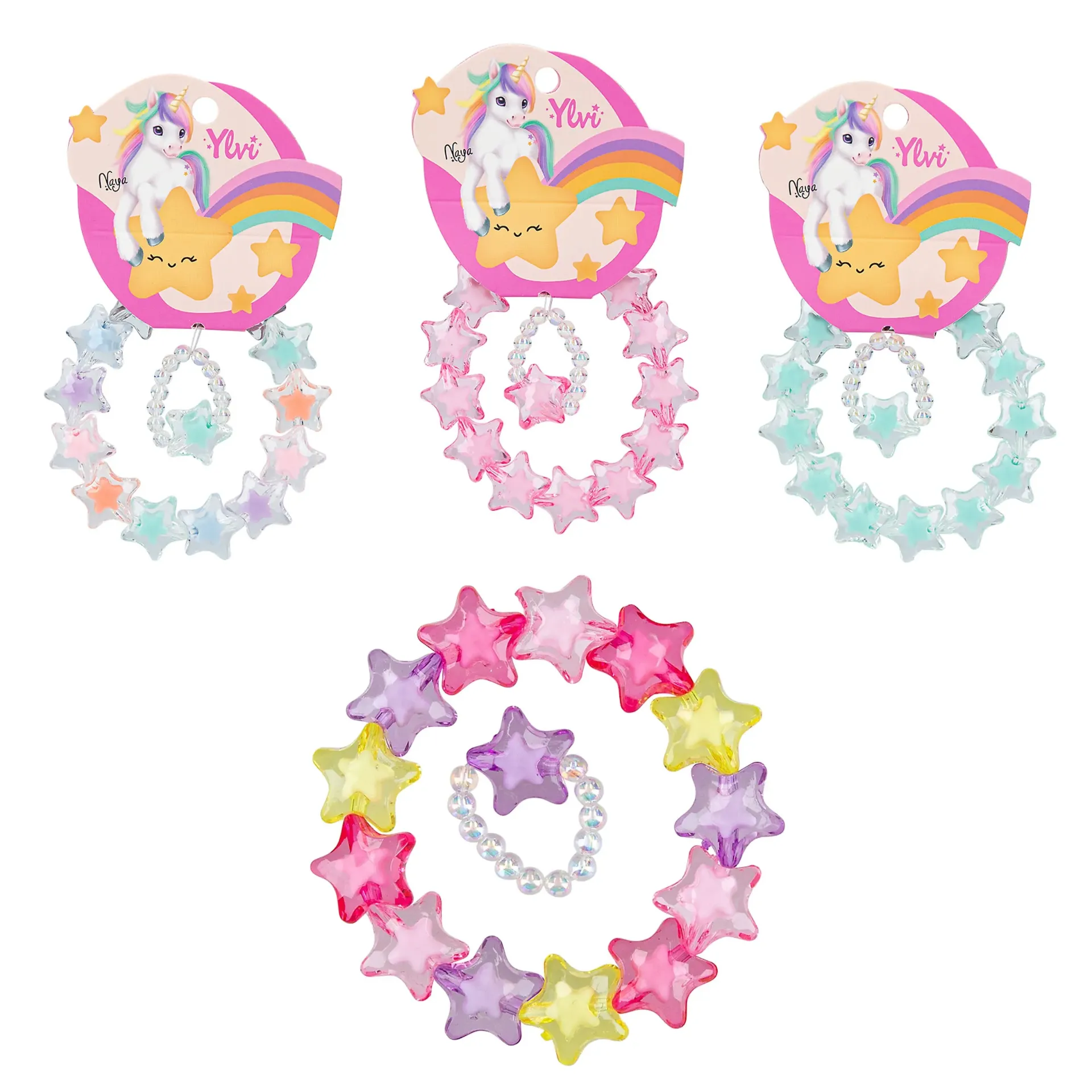 [13555] Ylvi - Set bracelet étoilé et bague