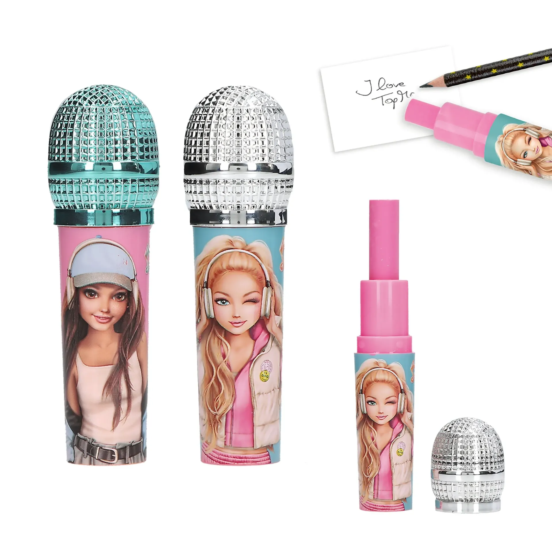 [14130] TopModel - Microfoon gum MUSIC assortiment