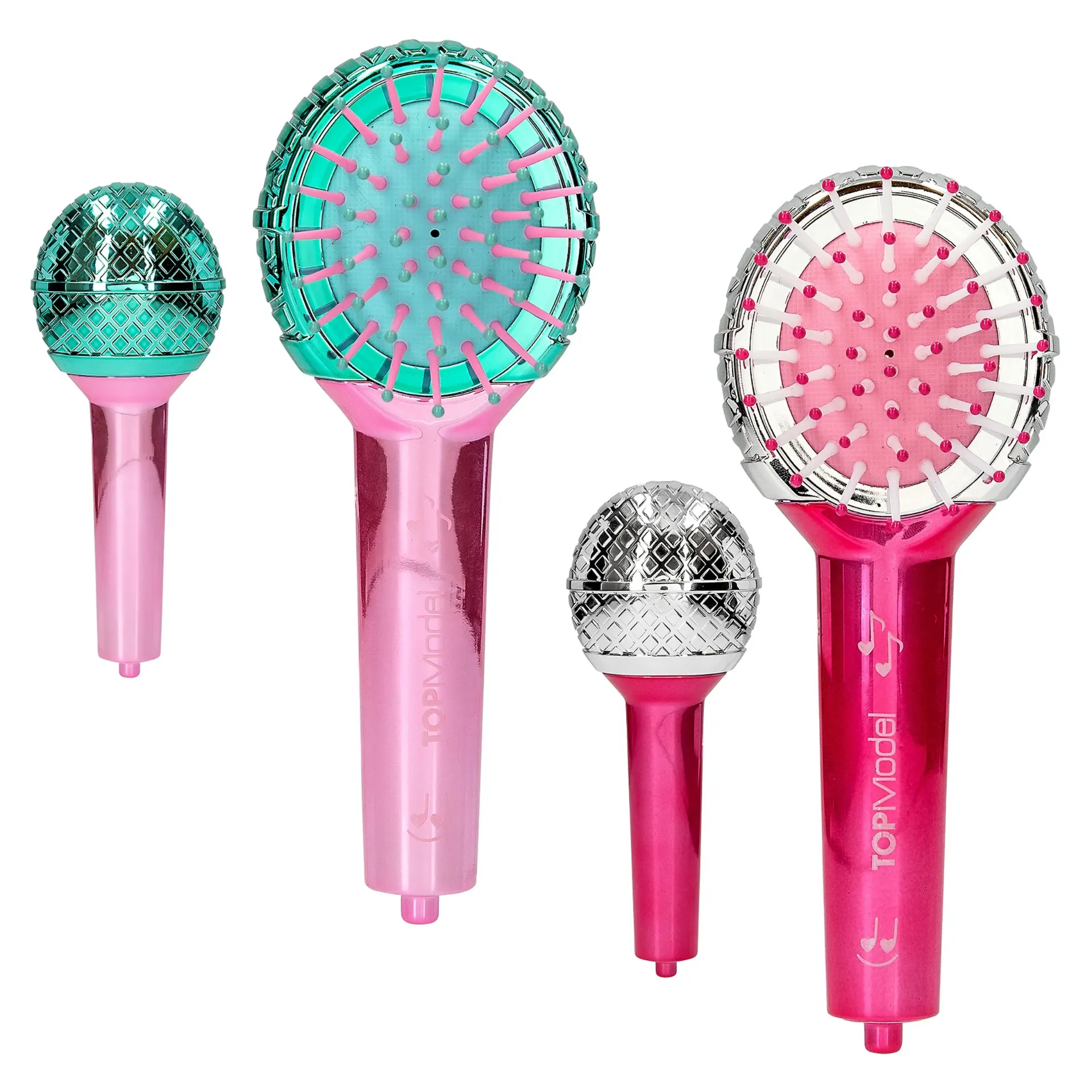 [14191] TopModel - Brosse à cheveux microphone MUSIC