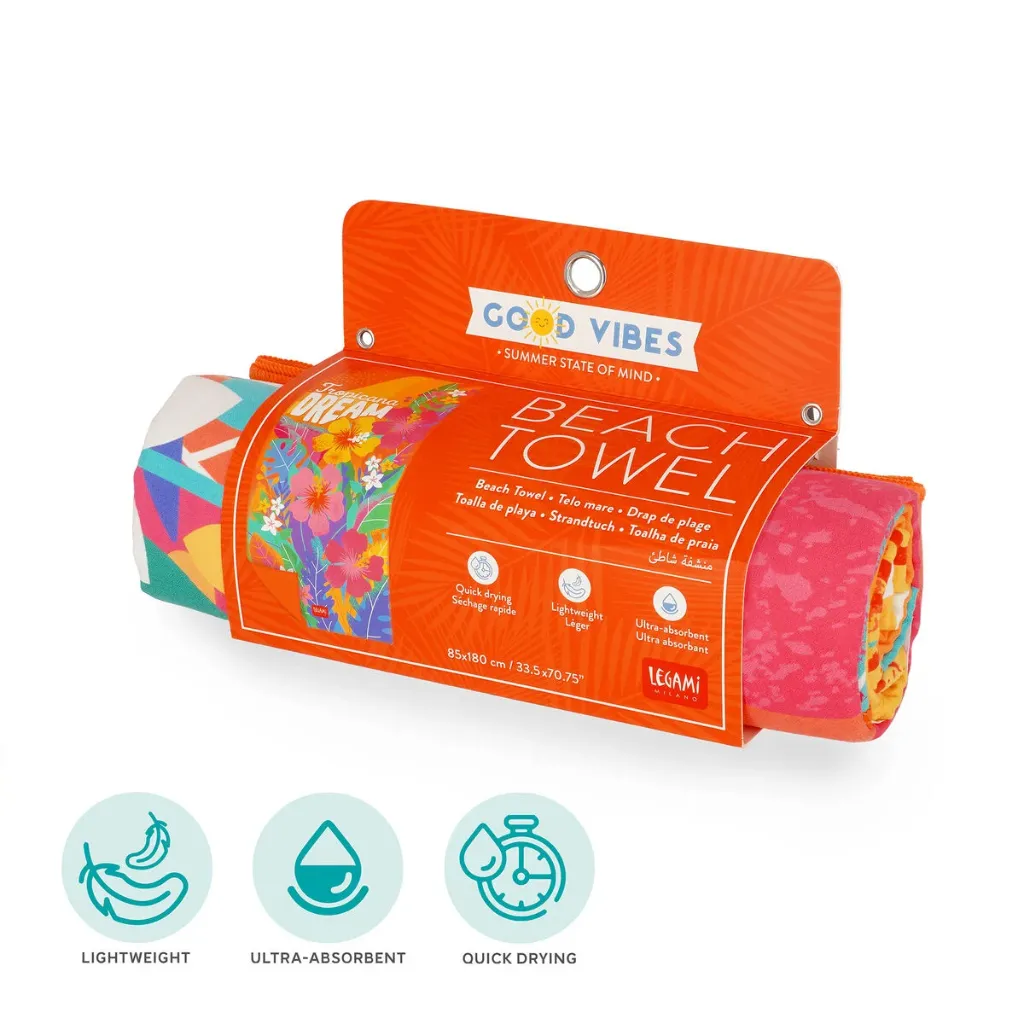 Legami - Beach Towel - Tropicana Dream