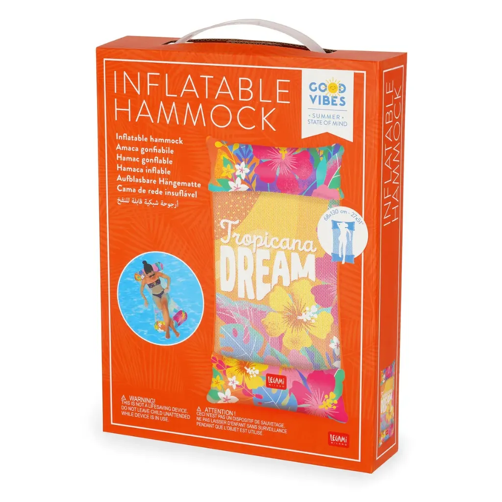 [BHAM0006] Legami - Inflatable Hamock - Tropicana Dream