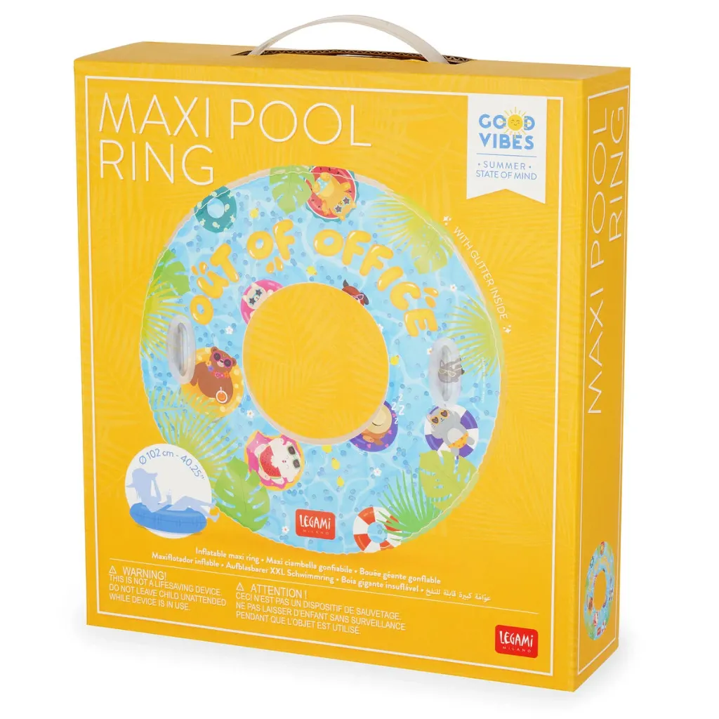[SWIM0019] Legami - Maxi pool Ring - Out of office