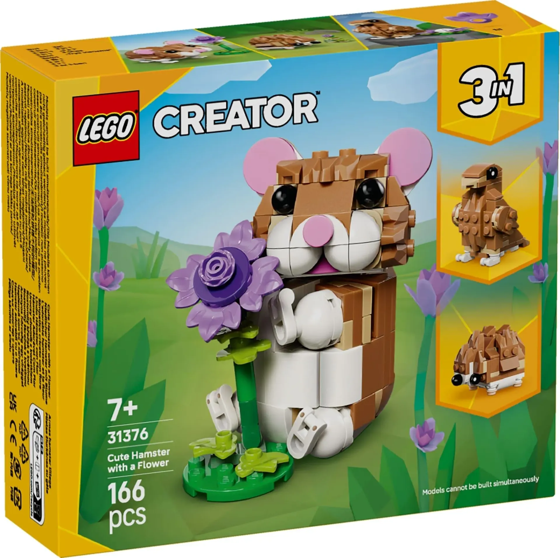 Lego Creator - Schattige hamster met bloem