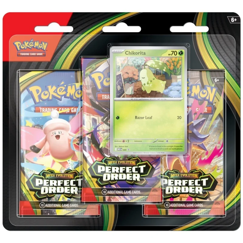 [POK1010375101] Pokémon - Mega Evolution 3 Perfect Order 3 Boosters